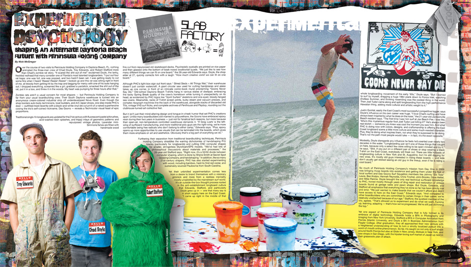 ESM Feature on Surfboard shapers