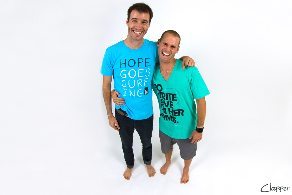 Jamie Tworkowski (The Founder of TWLOHA) & CJ Hobgood shot for Space Coast Business Magazine
